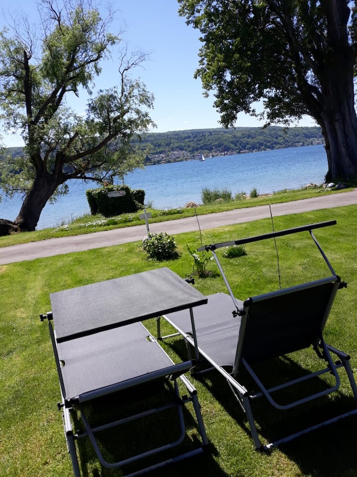 Wohnung Auf Der Insel Mit Seesicht & Privatstrand - Reichenau