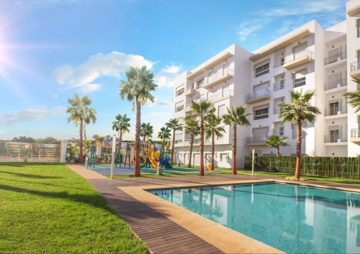 4 Couchages + Double Salon | Piscine, Plage 5 Min - Bouznika