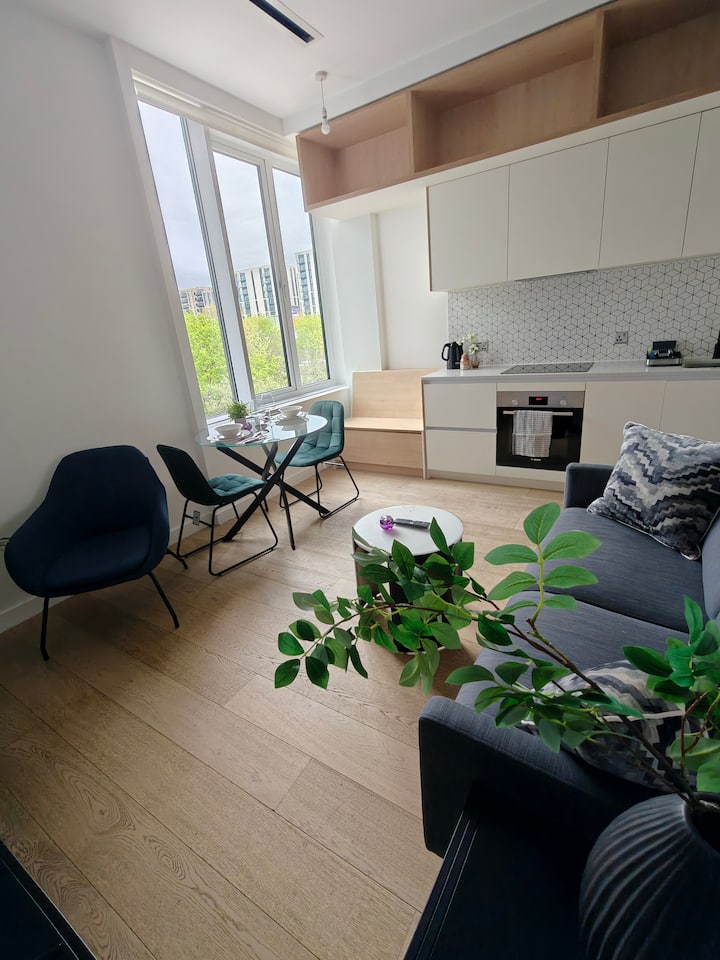 (P140)1 Bed Flat With Ac, West London+free Carpark - Kingston upon Thames