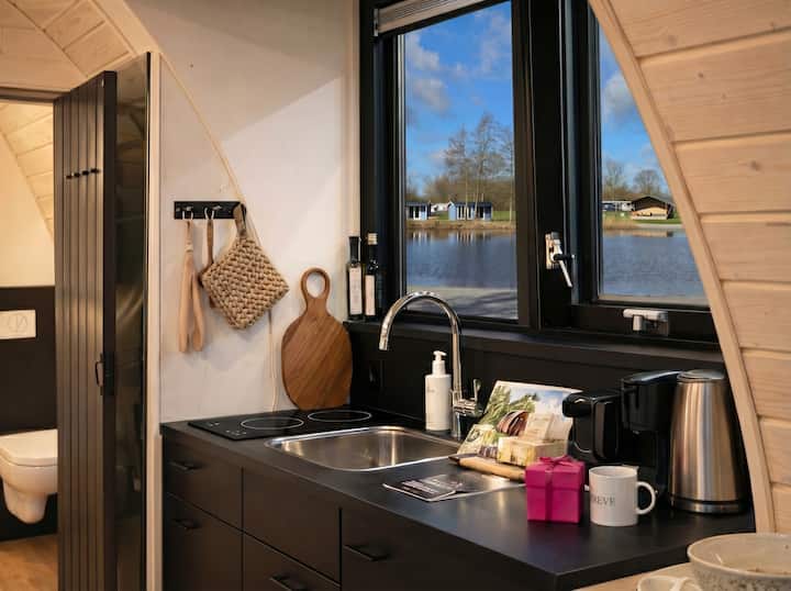 Gezellige Lodge Aan Het Meer Met Alle Gemakken - Leeuwarden