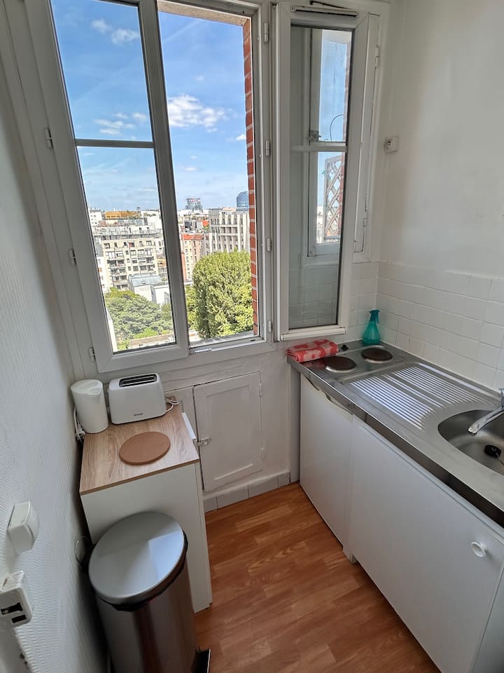 Appartement Vue Tour Eiffel - 布洛涅-比揚古