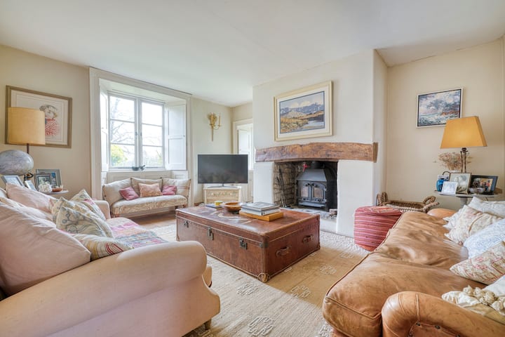 Somerset Farmhouse Escape, Party Room And Gardens - Glastonbury