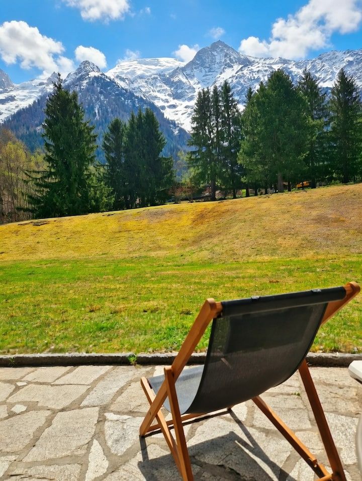 Beautiful Apartment With Views Of Mont Blanc - Les Houches