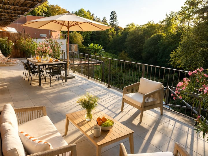 Bayonne Plage 15min/ T4 Climatisé/terrasse 85m2 - Bayonne