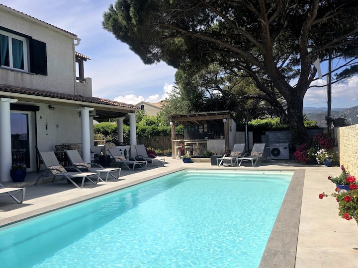 Studio Mer Piscine Chauffée- Réservé Aux Adultes - Saint-Florent