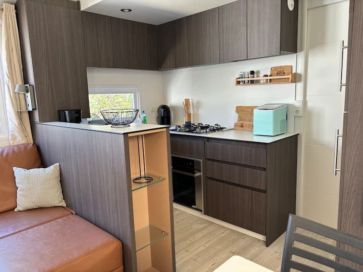 Camping Del Mar - Mobil-home 3 Chambres Chaleureux - Argelès-sur-Mer