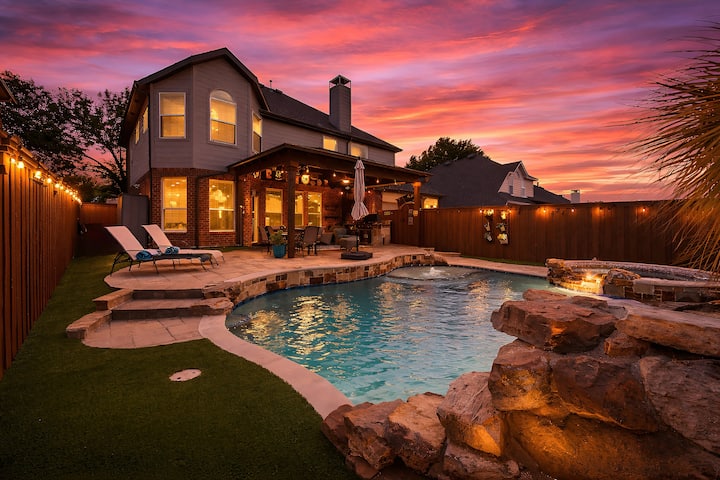 The Indigo Oasis - Pool, Spa, Games, Luxury - Frisco, TX