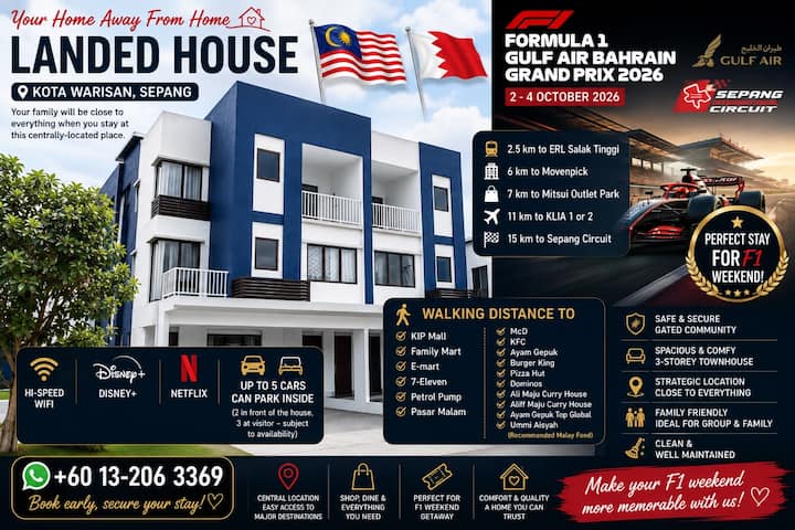 Ayden Kota Warisan Near Petronas Sic, Klia, Mitsui - Sepang