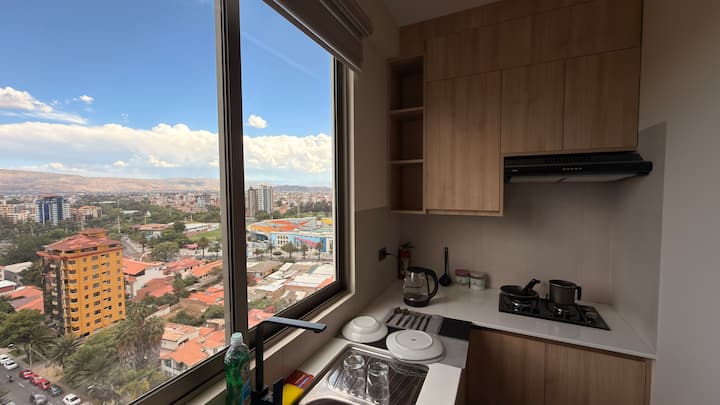 Moderno Loft En Las Alturas | A Estrenar. - Bolivia