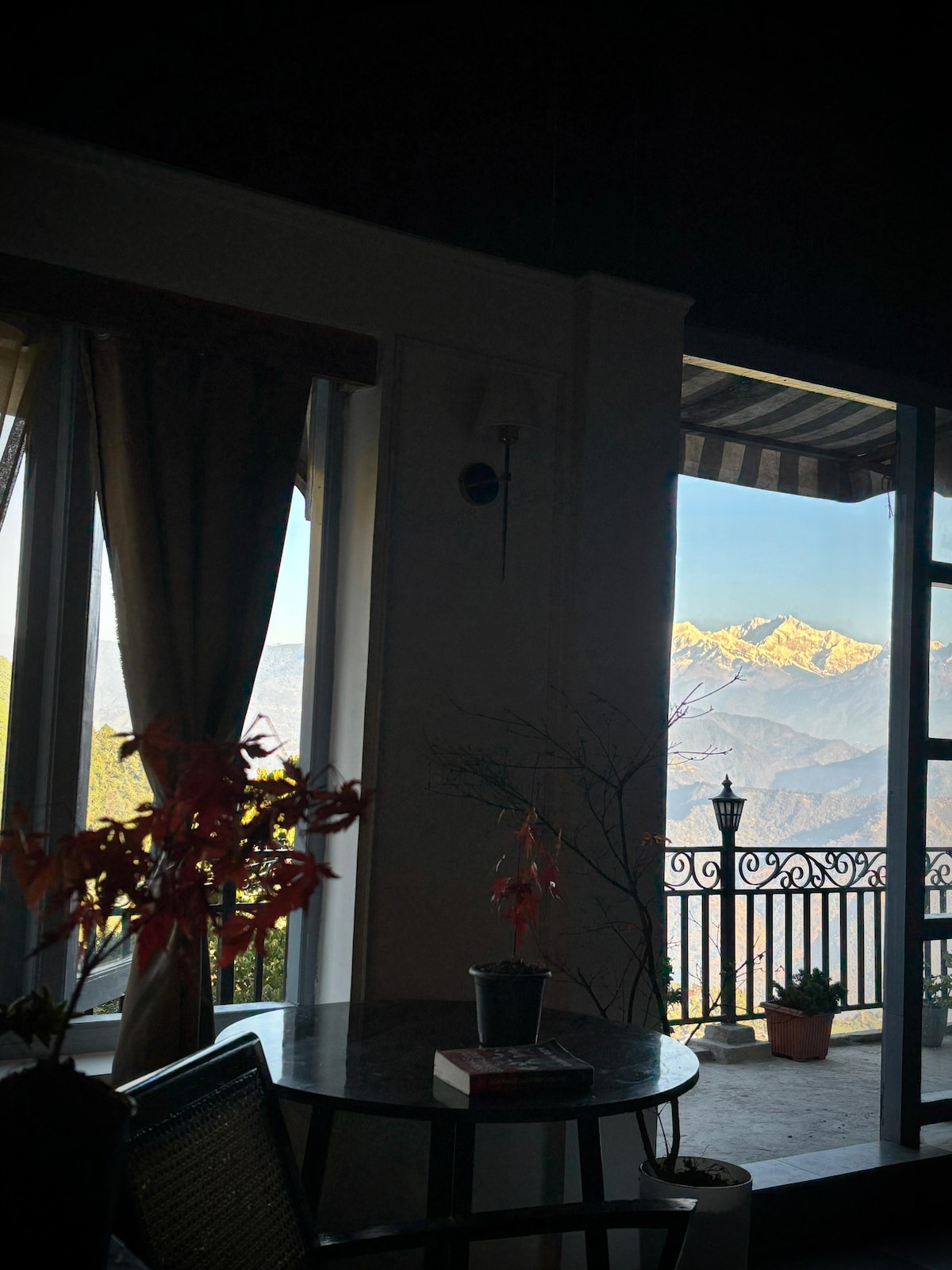 Nestled within a lush tea garden and mountain view