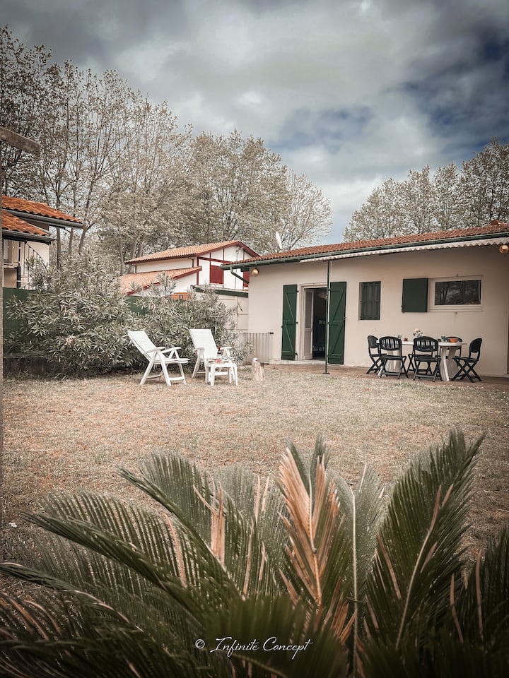 Cocon Landais - Jardin & Coin Détente - Soorts-Hossegor