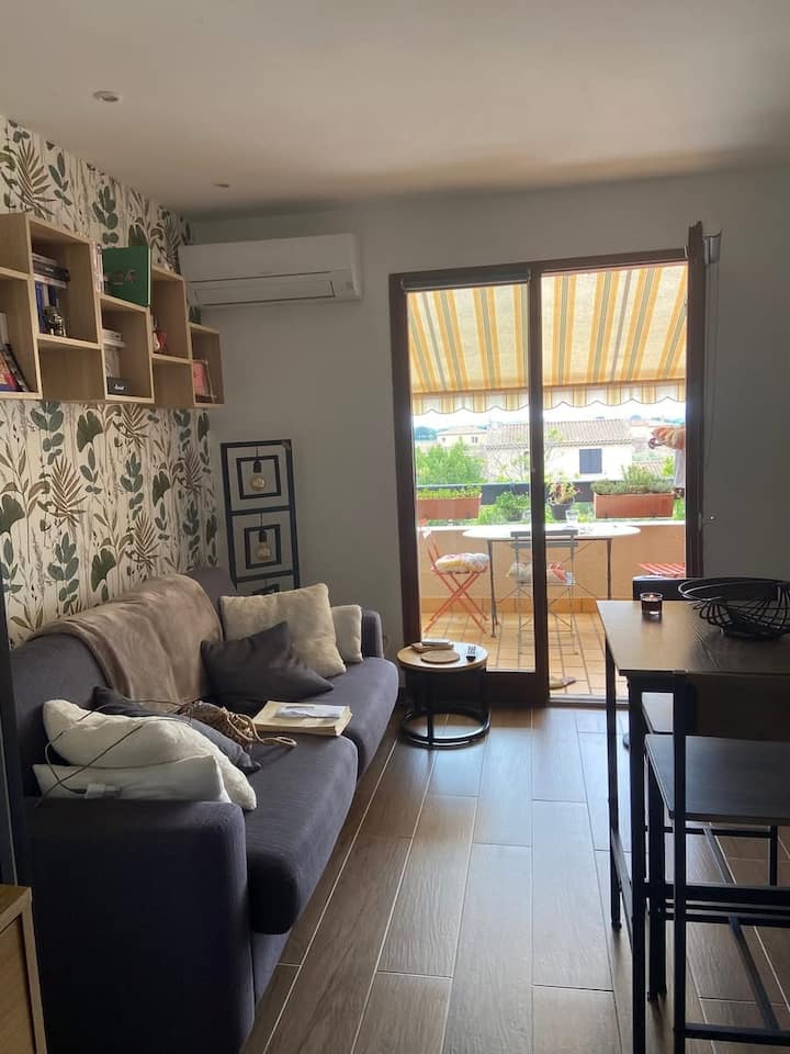 Appartement Coquet Pour 2 Pers Climatisé - La Londe-les-Maures