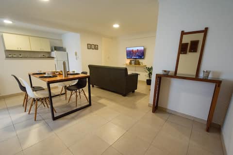 Successful Airbnb property: Apartment with 2 bedrooms, 2 bathrooms, barbecue, garage (optional) in Departamento Capital