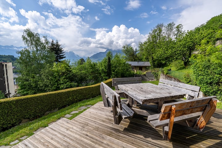 Appartement Familial Piscine Terrasse Vue - Saint-Gervais-les-Bains