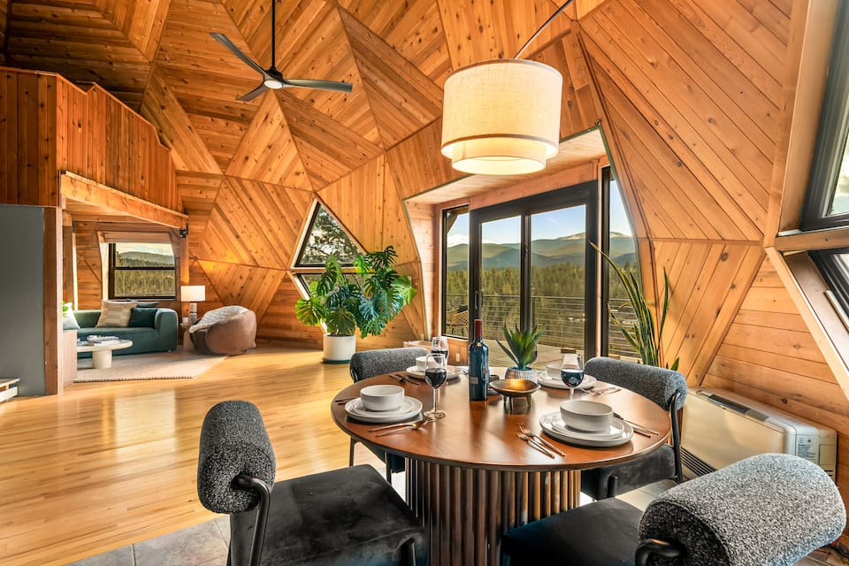 A geodesic dome at 9,000 feet, Bailey, Colorado, United States, photo 4 of 10