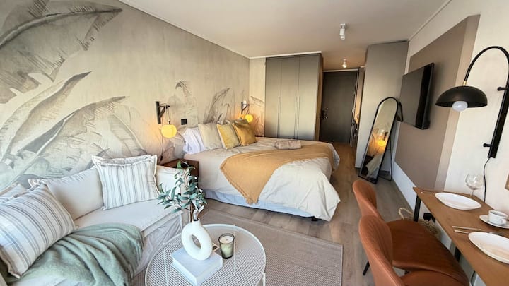 Hom Elite | Calefacción | Terraza | Wifi | Metro - Las Condes