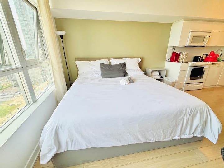 3 Real Beds 1 King 2 Doubles - 토론토