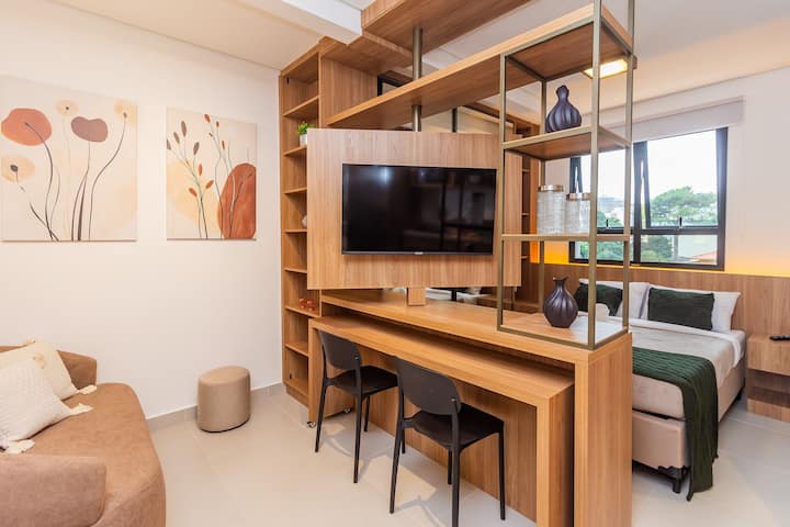Studio Exclusivo Em Sbc | Piscina + Academia + Ac - Santo André
