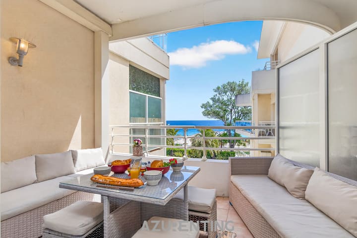 Azurenting - T2 Royal Palm - Piscine - Clim - Cannes