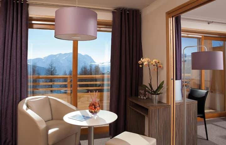 Hôtel Alpenrose - Chambre 6 Couchages - Le Bourg-d'Oisans