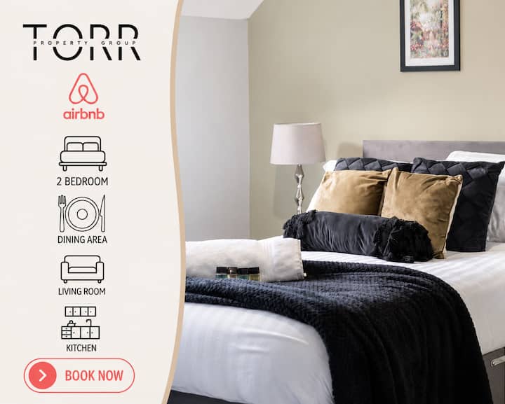 Torr Stunning Central 2 Bedroom Apart / Sleeps 4 - 埃文河畔斯特拉特福