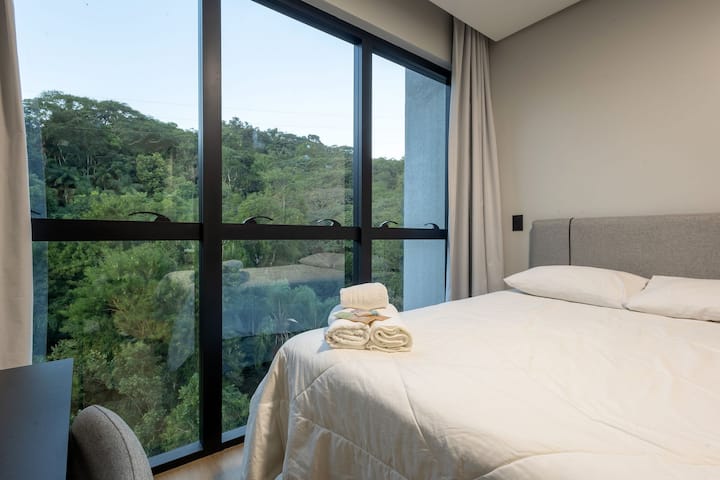 Loft 710 Ao Lado Da Vila Germânica Com Vaga - Blumenau