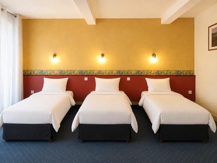 Chambre Triple/salle De Bain Privée - Centre Foix - Foix