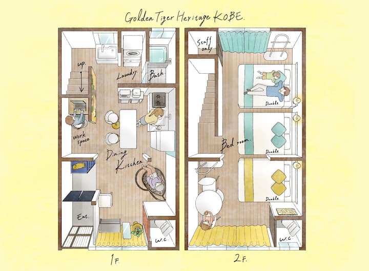 Kobe Kominka｜onsen｜free Parking｜6 Guests｜sannomiya - Hyogo