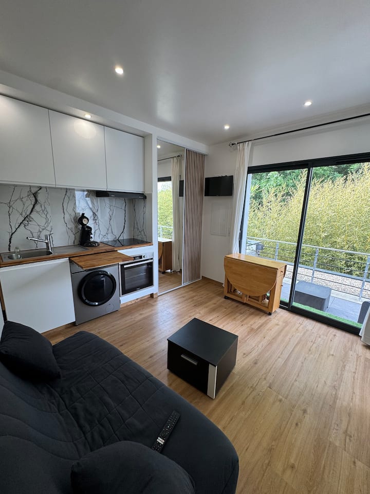 Studio Neuf Climatisé Avec Balcon Proche Plages - Plage de Tarnos