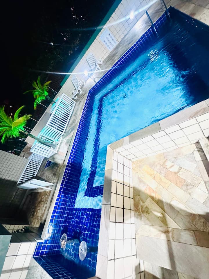 Apartamento à 800m Da Praia + Lazer Completo. - Guarujá