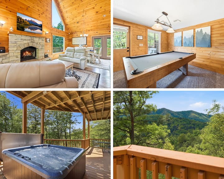 Smokies Summer Escape-hot Tub, Pool Access, Views - Wears Valley, TN
