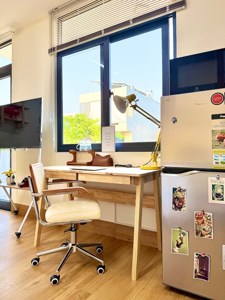 Workspace evidence from [FPT city] Modern Studio 3 | Balcony | Peaceful