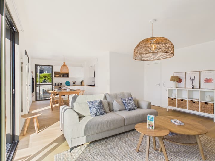 Appart. Pour 4, Terrasse, 200 M Du Port - Pléneuf-Val-André