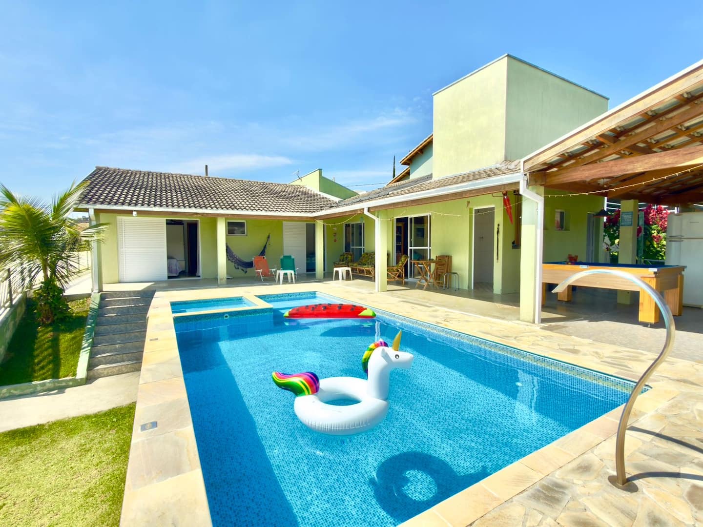 Piscina da Casa — Condomínio Lago Dourado