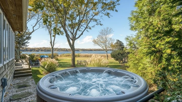 Chic, Waterfront East Hampton Cottage W Beach - East Hampton, NY