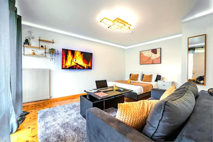 Studio Cosy 4 Pers • Parking • Tram Direct Genève - Annemasse