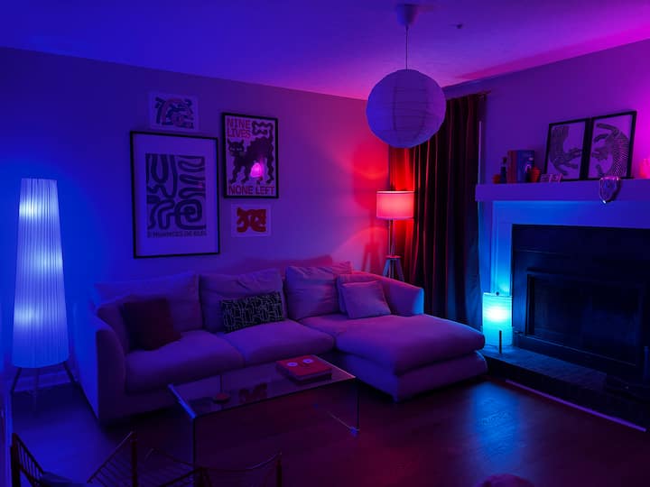 Moody Meets Color Meets Modern - Fayetteville, NC