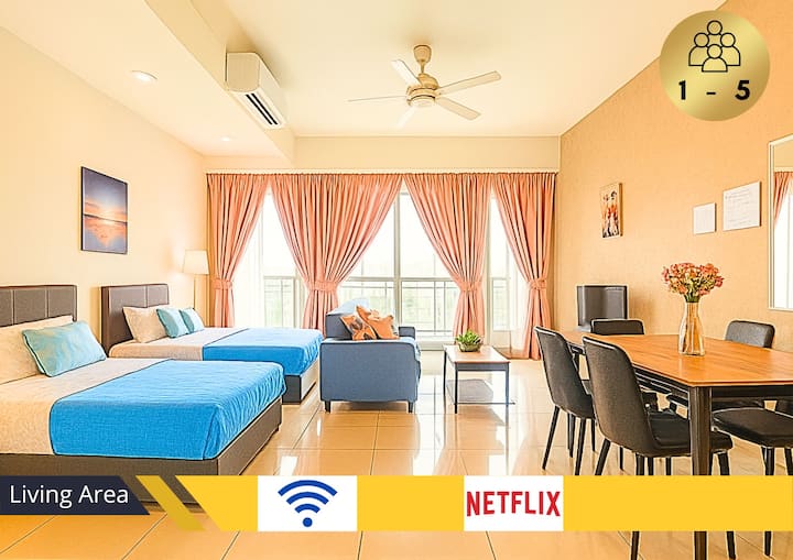 #Ms1, Cozy Southplace Suite, 1-5 Pax, Wifi - Subang Jaya