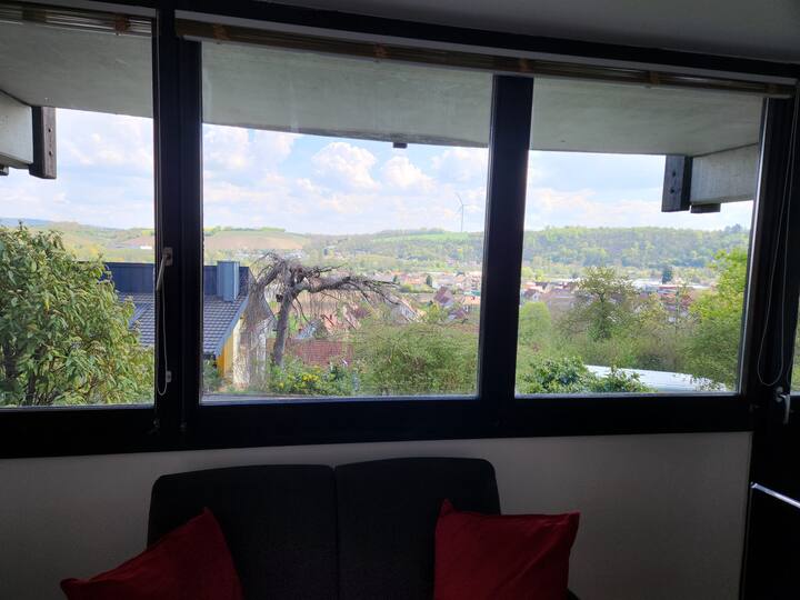 Große Ferienwohnung Mit Traumblick Und Terrasse - Frickenhausen am Main