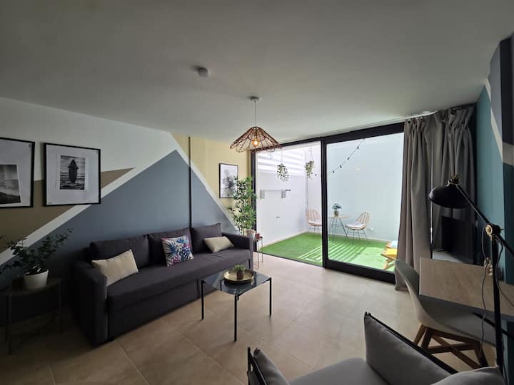 Los Lagos Loft – Beachfront + Private Patio - El Cotillo