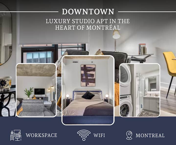Bright Studio Near Bell Centre | F1 Festival Vibes - Brossard