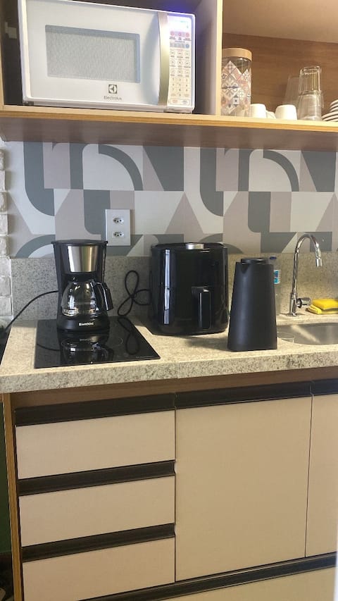 Popular Airbnb listing: Ocean-view studio at Garden of The Gods in Pituba