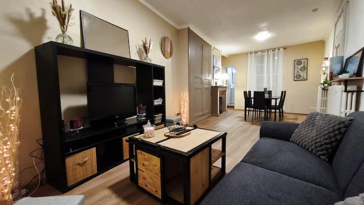 Appart Cosy 4 Pers. En Rdc Avec Cour Privative - Sézanne