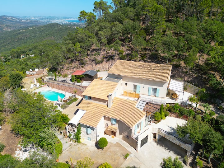 Double Villa Familiale 12 Pers Piscine - Cannes - Fréjus