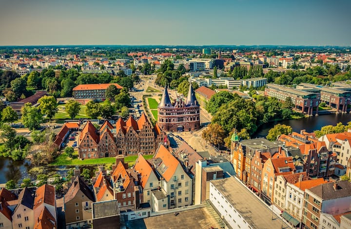 Ferienwohnung "Peters Hafenblick" Baltique Travemü - Lübeck