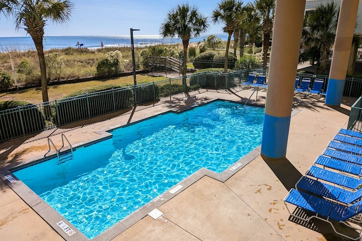 1br Oceanview Condo With Balcony, Pool & Hot Tub - North Myrtle Beach, SC