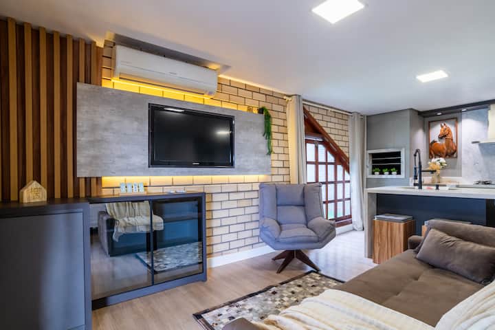 Studio Com Piscina Em Novo Hamburgo | Pet Friendly - Novo Hamburgo