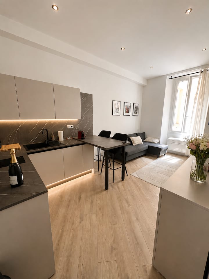 Stylish Newly Renovated Flat On The Port Of Nice - Nice