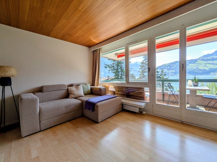 Lake & Mountain Views | Balcony, Sauna & Parking - Kanton Schwyz