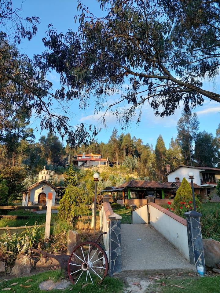 Cozy Cabin Wifi+/jacuzzi+saunaopcional@colombia - Boyaca